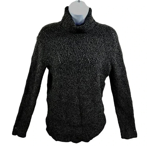 Sundance S Womens Cowl Neck Ribbed Dimensions Sweater Knit Cotton Silk Blend - Picture 2 of 16